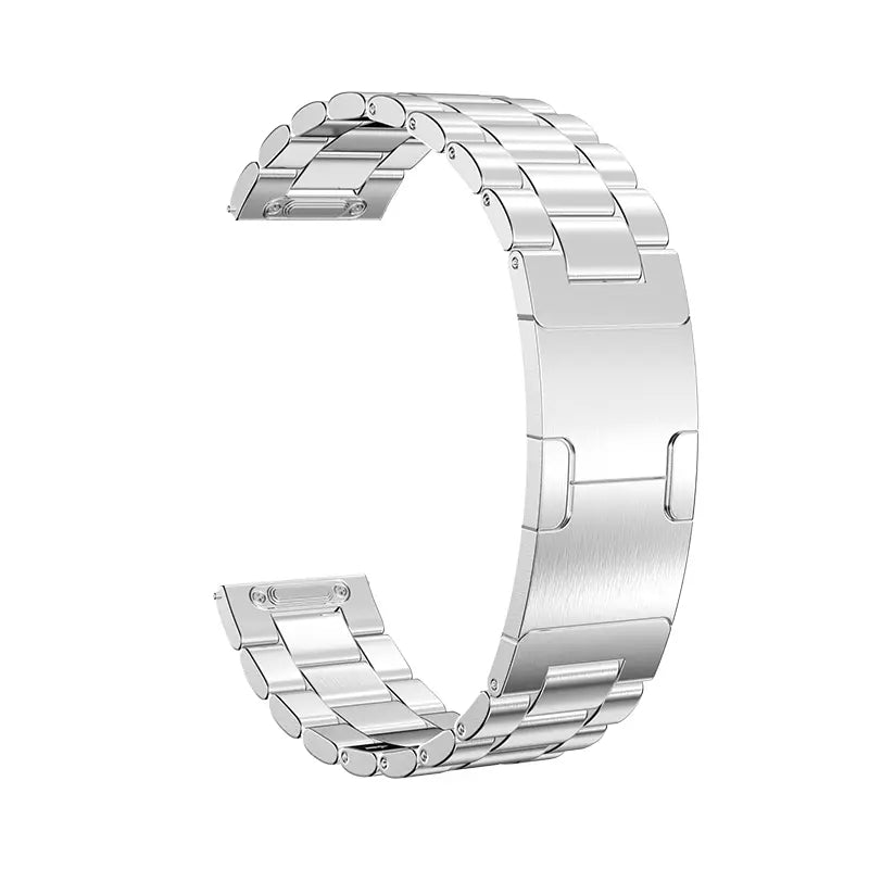 Amazfit Active Max One Push' Steel Strap (Silver)