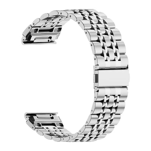 Garmin Instinct Premium '7 bead' Steel Strap (Silver)