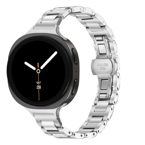 Samsung Galaxy Watch 9 - 44mm Slimfit Steel Strap (Silver)