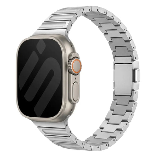 Apple Watch Ultra Magnetic Titanium Strap (Silver)