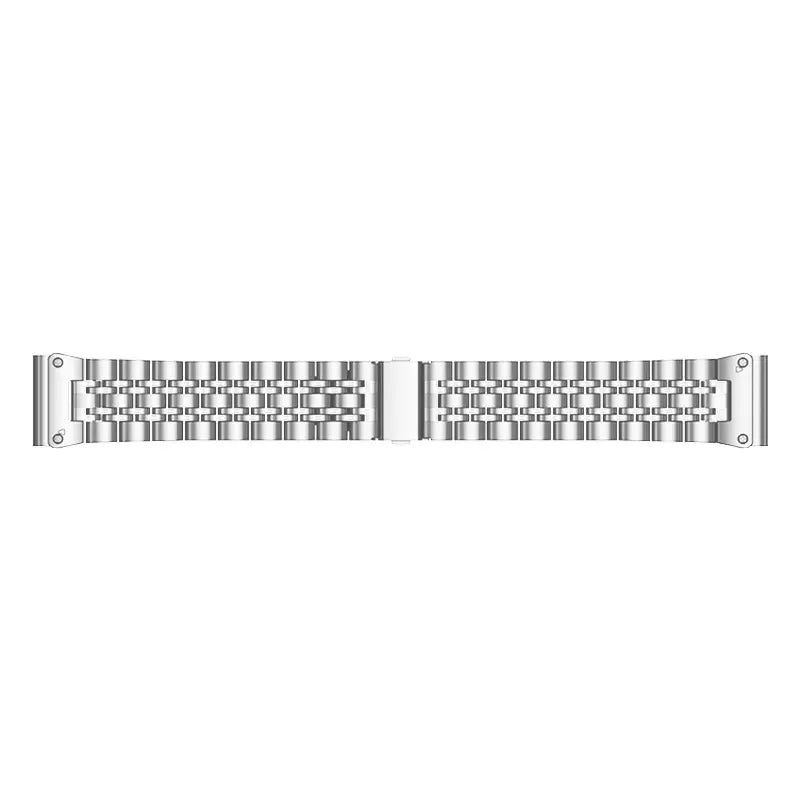 Garmin Instinct 2s Premium '7 bead' Steel Strap (Silver)