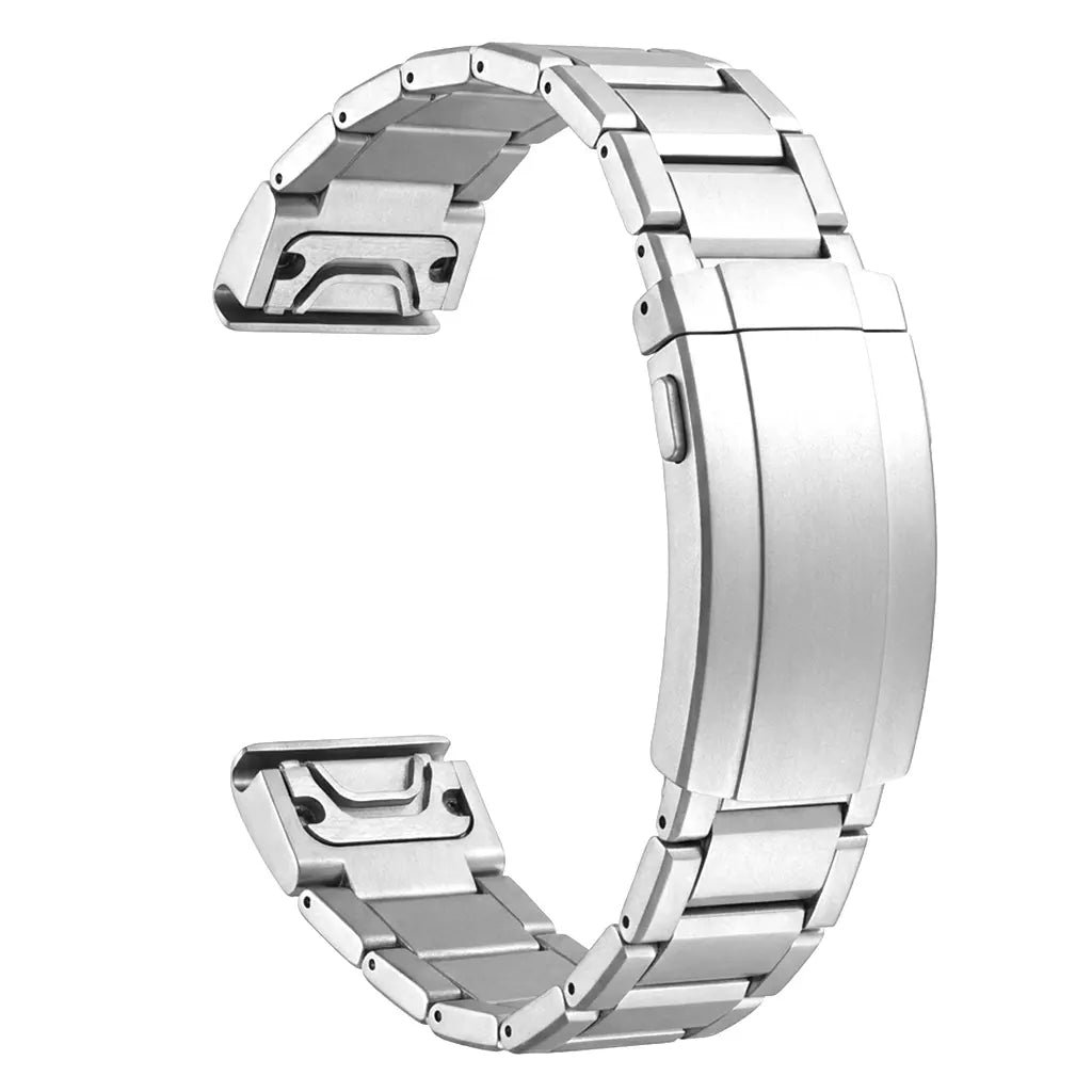 Garmin Forerunner 970 Adjustable Titanium Strap (Silver)