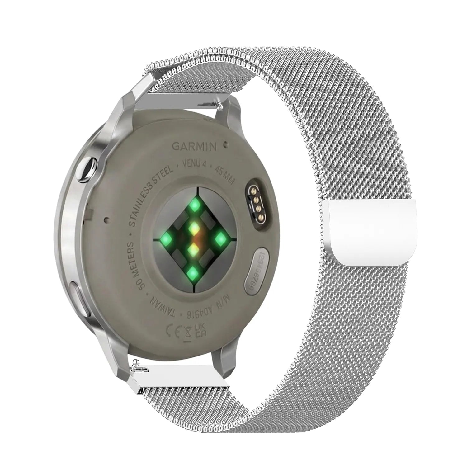 Garmin Forerunner 170 Milanese Strap (Silver)