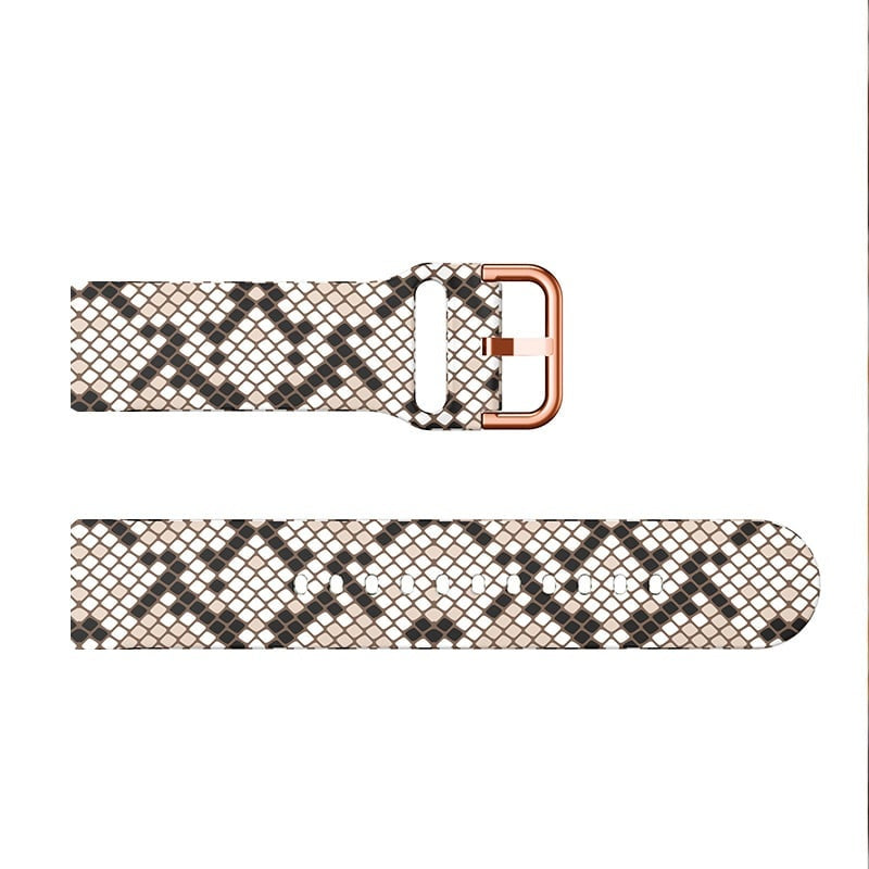 Watch Strap 20mm Silicone - Quick Release (Snake)