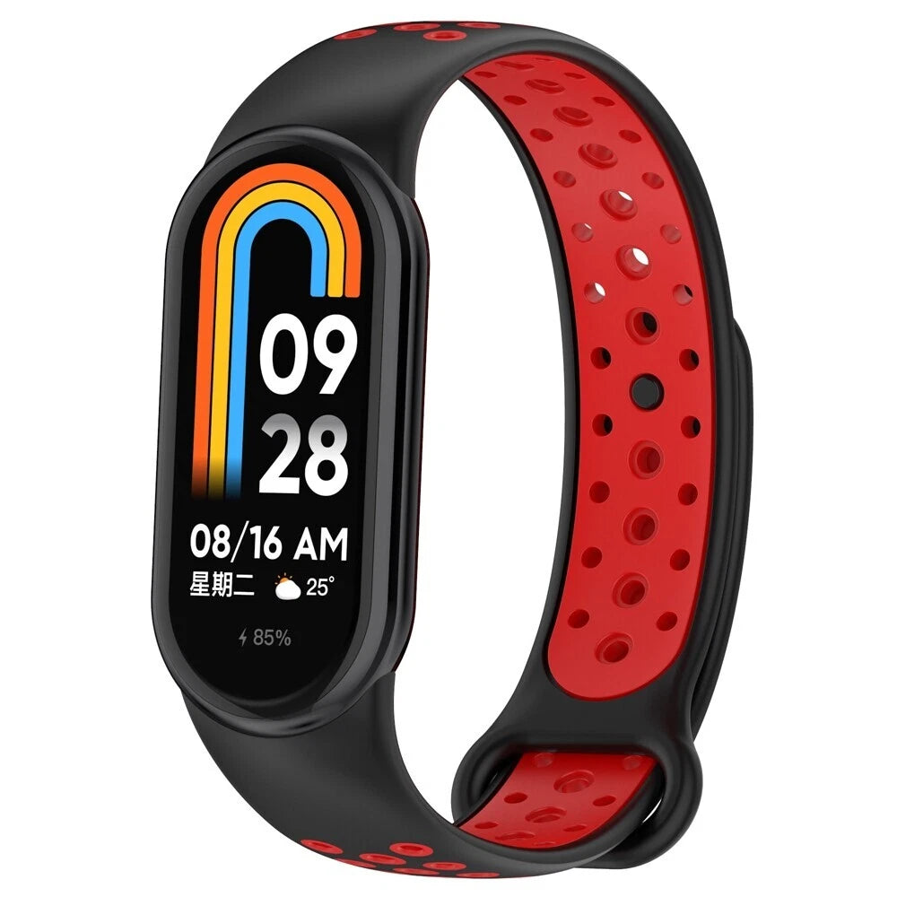 Xiaomi Smart Band 8 Sport Strap (Black/Red)