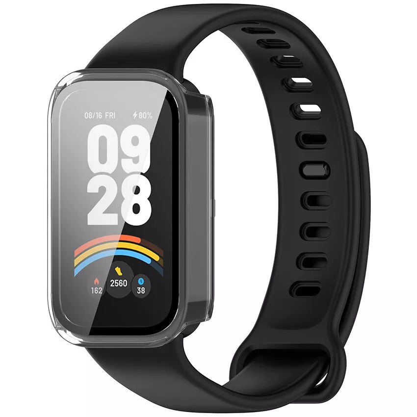 Xiaomi Smart Band 9 Active PC Case with Glass (Transparent)