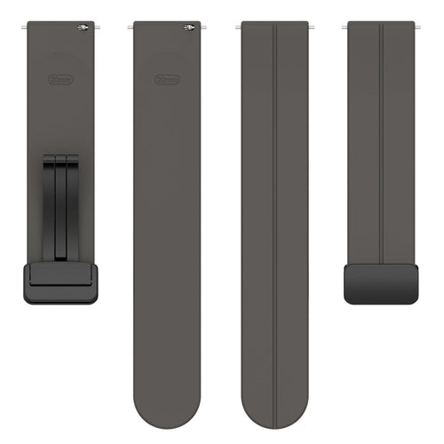 Amazfit Bip 3 (Pro) D-Buckle Silicone Strap (Dark Grey)