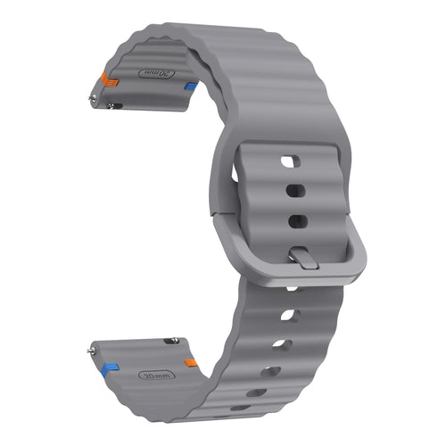 Huawei Watch GT 6 - 46mm Wave Silicone Strap (Dark Grey)