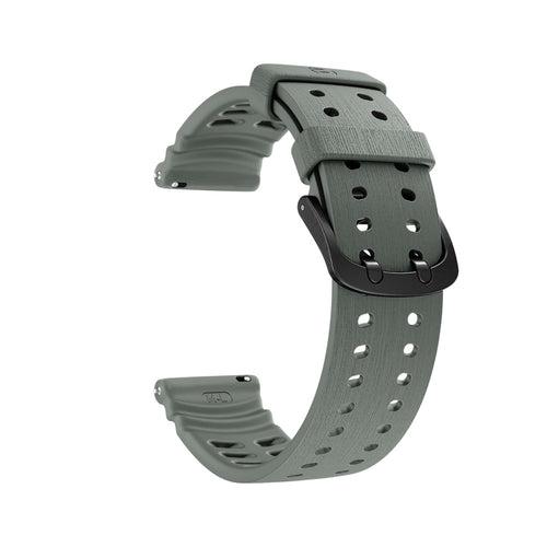Polar Grit X Pro Silicone Grain Strap (Dark Grey)