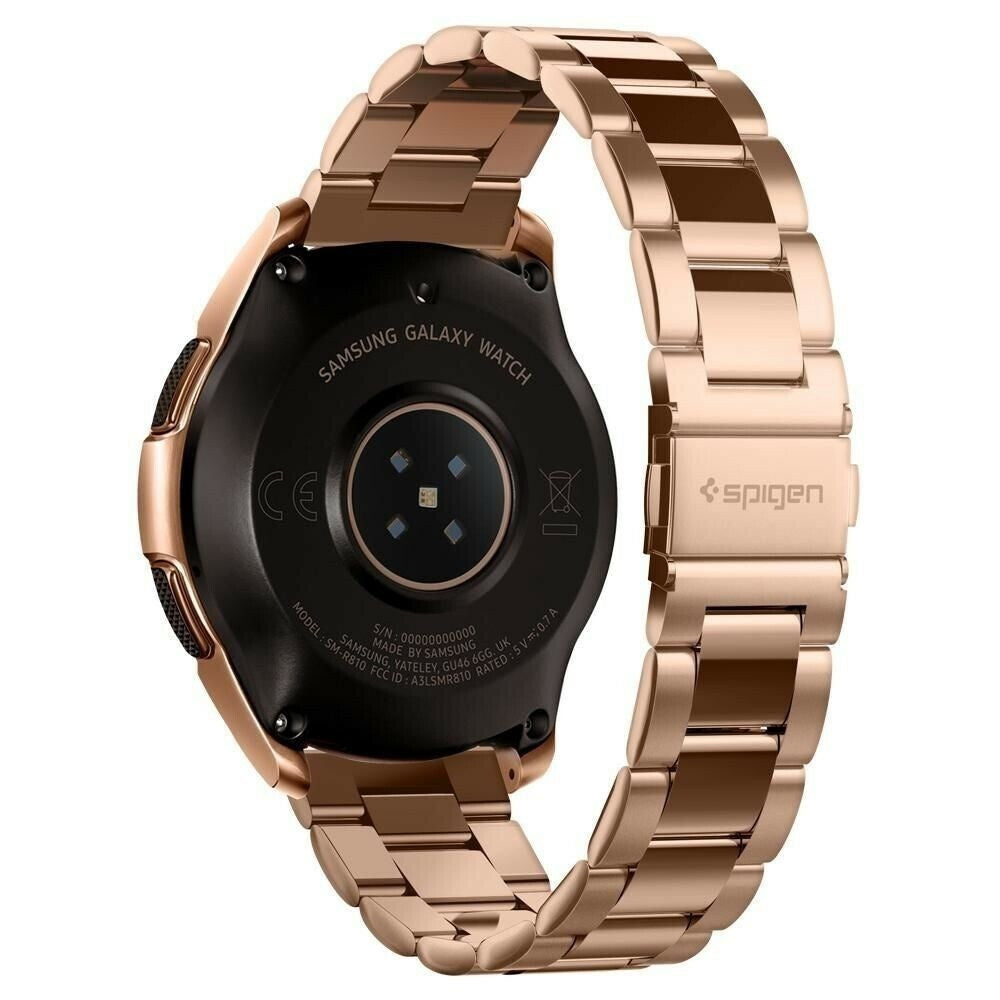 Spigen Samsung Galaxy Watch 42mm Modern Fit Stainless Steel Strap Ros