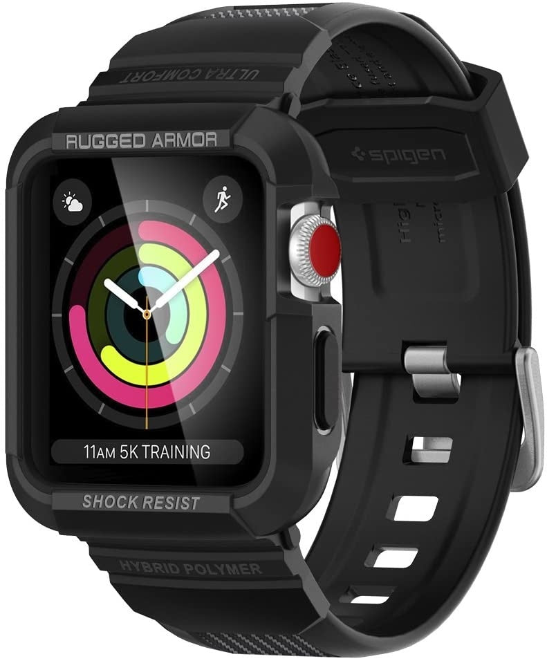 spigen-rugged-armor-apple-watch-bandje-zwart