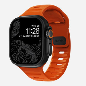 Nomad Sport Apple Watch Silicone Strap (Ultra Orange)