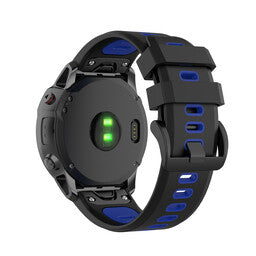 Garmin Instinct 3 - 50mm Sport Buckle Strap (Black/Blue)