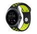 Fossil Gen 5e 44mm Sport Strap (Black/Yellow)