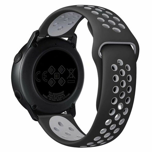 Withings Steel HR Sport Sport Strap (Black/Grey)