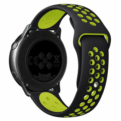 Coros Pace 2 Sport Strap (Black/Yellow)