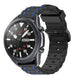 Samsung Galaxy Watch 3 45mm Silicone Strap Tough (Black/Blue)