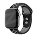 Bandz Apple Watch Dual-Snap Sport Strap (Black/Grey)