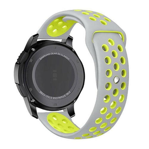 Suunto 9 Peak Pro Sport Strap (Grey/Yellow)