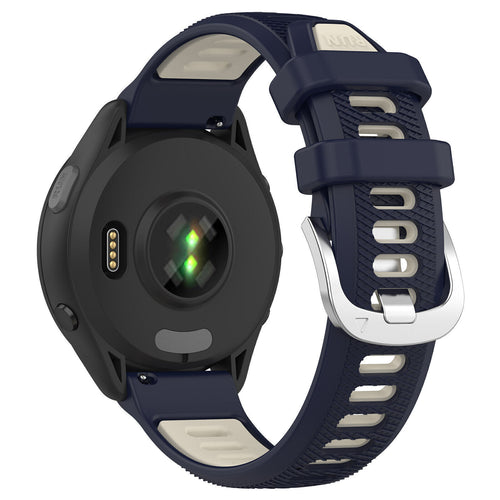 Garmin Forerunner 570 - 47mm Sport Buckle Strap (Dark Blue/Beige)