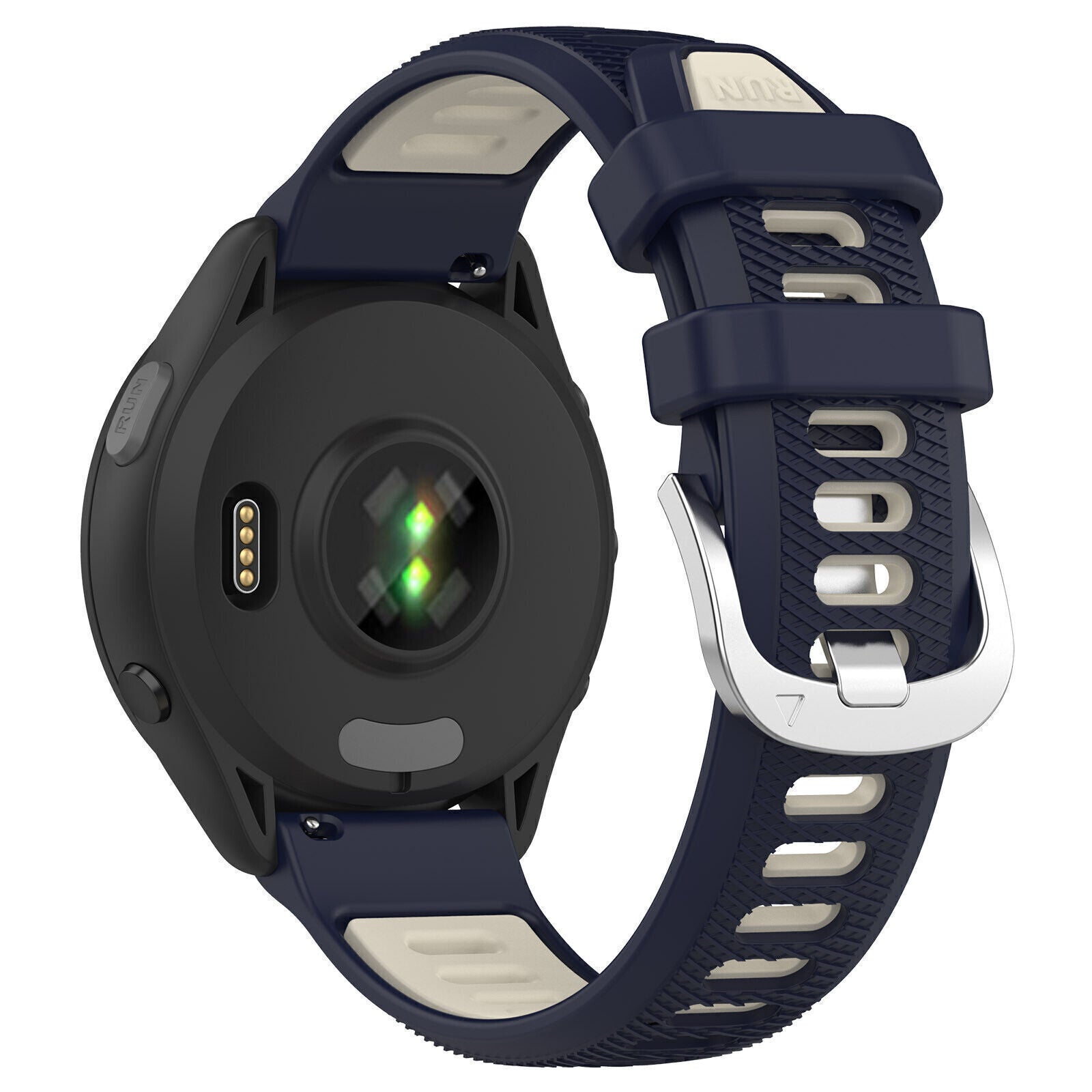 Garmin Forerunner 570 - 47mm Sport Buckle Strap (Dark Blue/Beige)