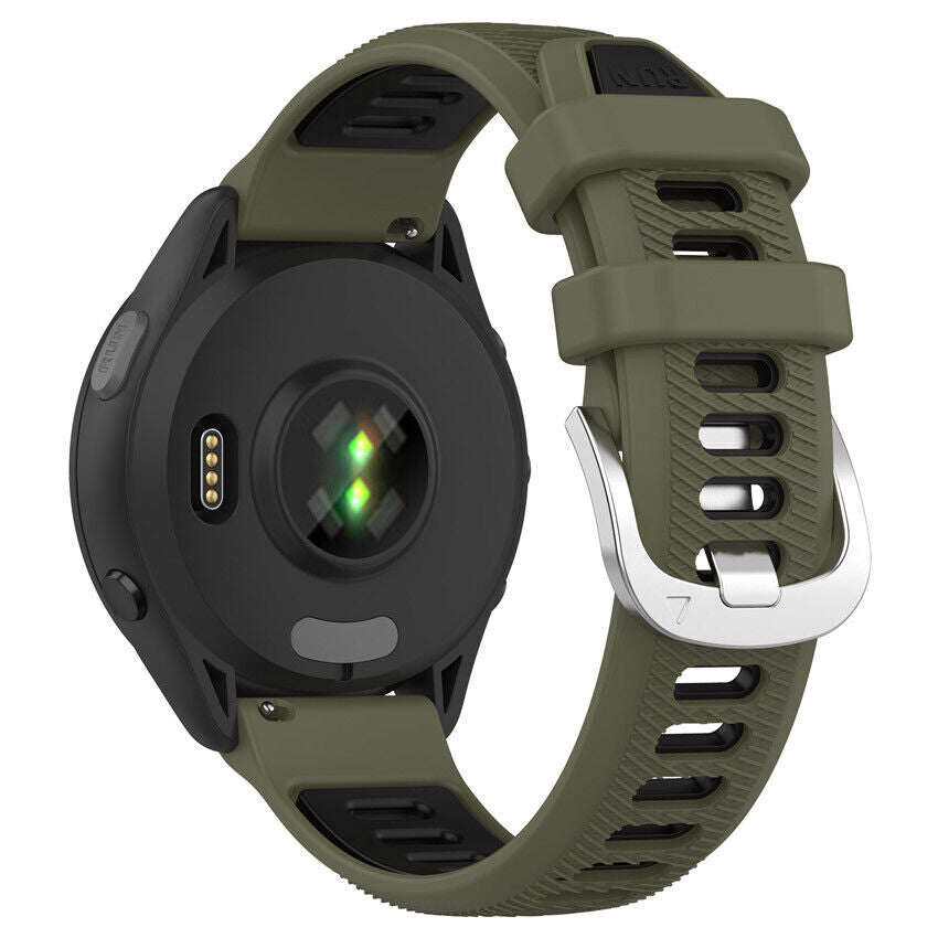 Garmin Forerunner 570 - 42mm Sport Buckle Strap (Olive Green/Black)