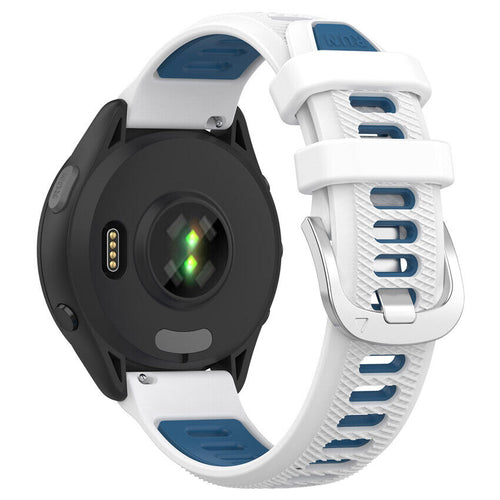 Garmin Forerunner 570 - 42mm Sport Buckle Strap (White/Blue)