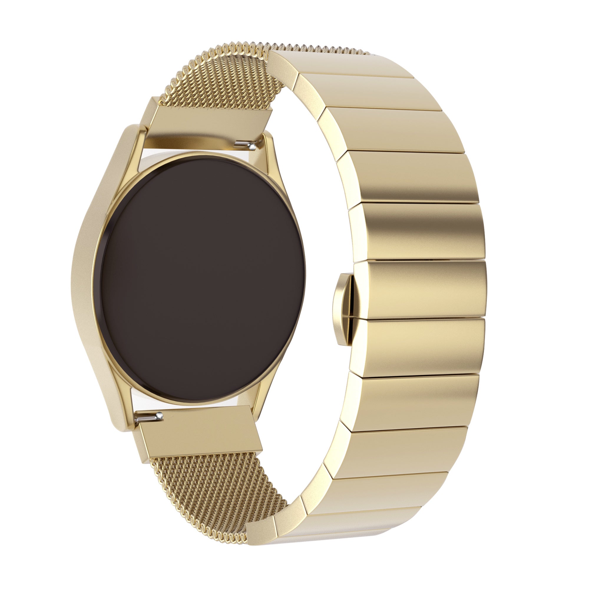 Samsung Gear S3 Steel/Milanese Strap (Gold)