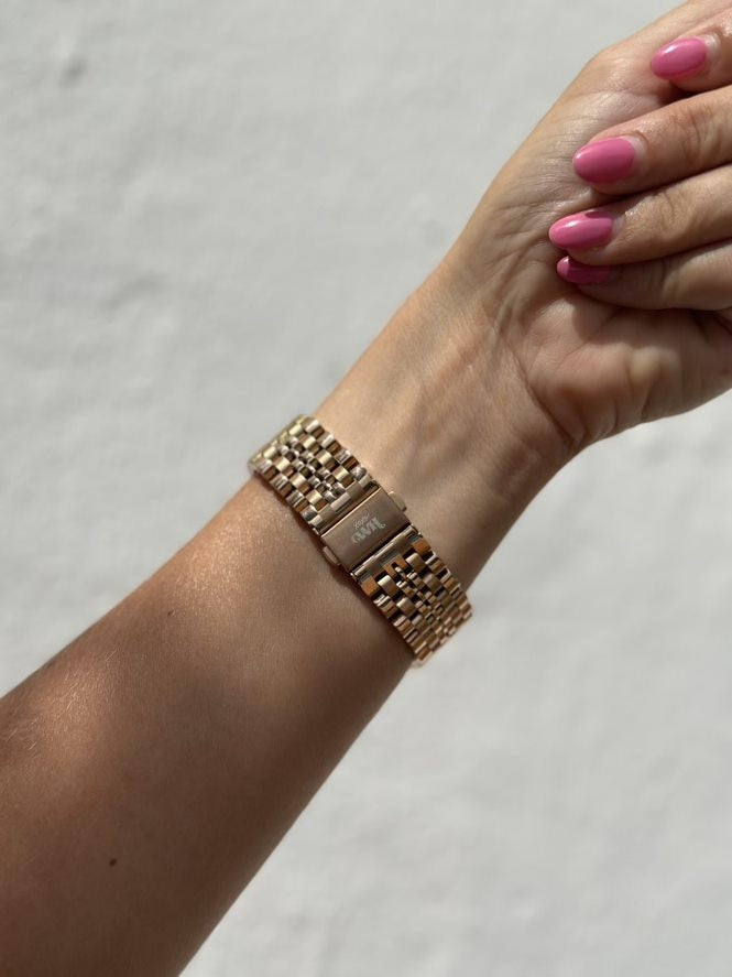 xoxo Wildhearts Polar Grit X Pro Steel Strap (Rose Gold)