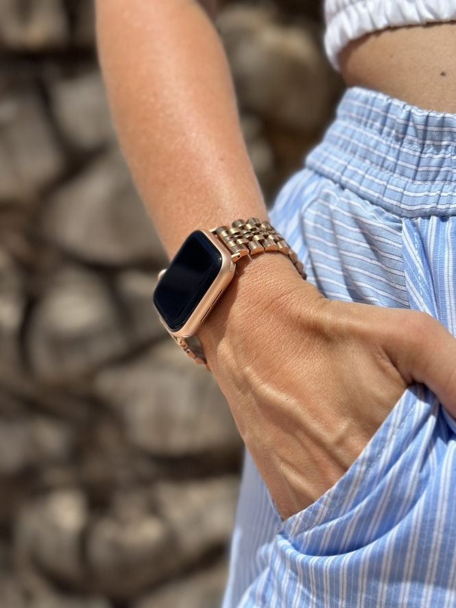 xoxo Wildhearts Apple Watch Steel Strap (Rose Gold)