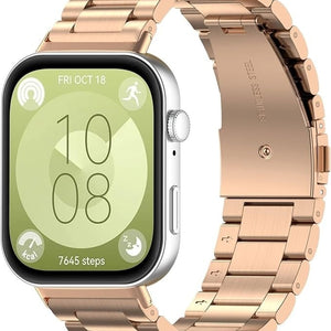 Huawei Watch Fit 4 Pro Steel Strap (Rose Gold)