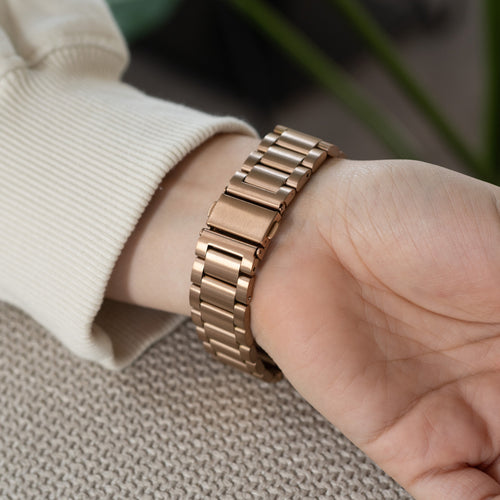 Fitbit Charge 5 Metal Strap (Rose Gold)