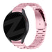 Bandz Samsung Galaxy Watch 7 - 40mm Steel Strap 'Classic' (Pink)