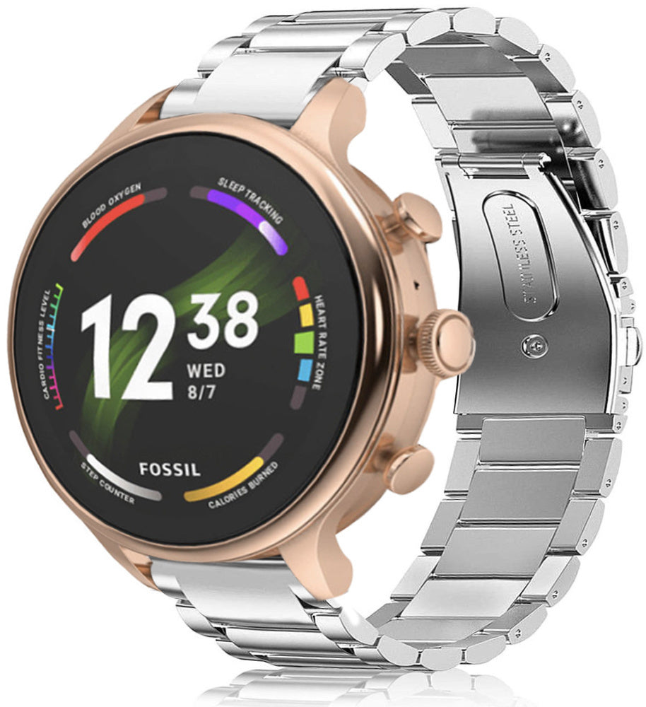 Metal Strap Watch Bands For Fossil Q Fossil Gen (42mm) Steel Strap