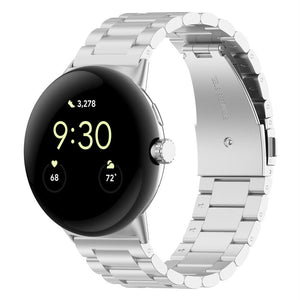 Google Pixel Watch 4 - 41mm Steel Strap (Silver)