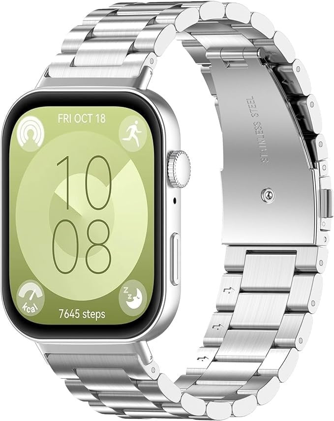 Huawei Watch Fit Pro Steel Strap (Silver) - Main Image