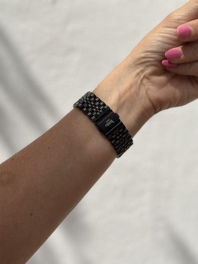 xoxo Wildhearts Amazfit GTS 3 Steel Strap (Black)