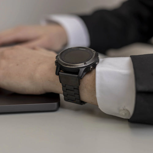 Garmin Instinct Steel Strap (Black)