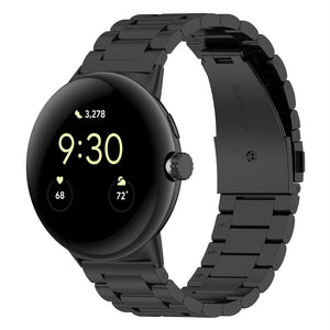 Google Pixel Watch 4 - 41mm Steel Strap (Black)