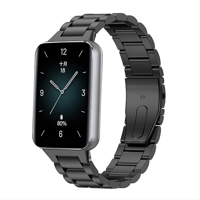 Honor Band 10 Steel Strap (Black)