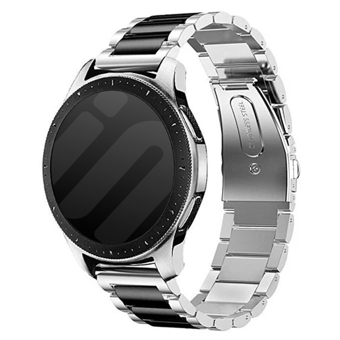 Garmin Vivomove Luxe Steel Strap (Silver/Black)