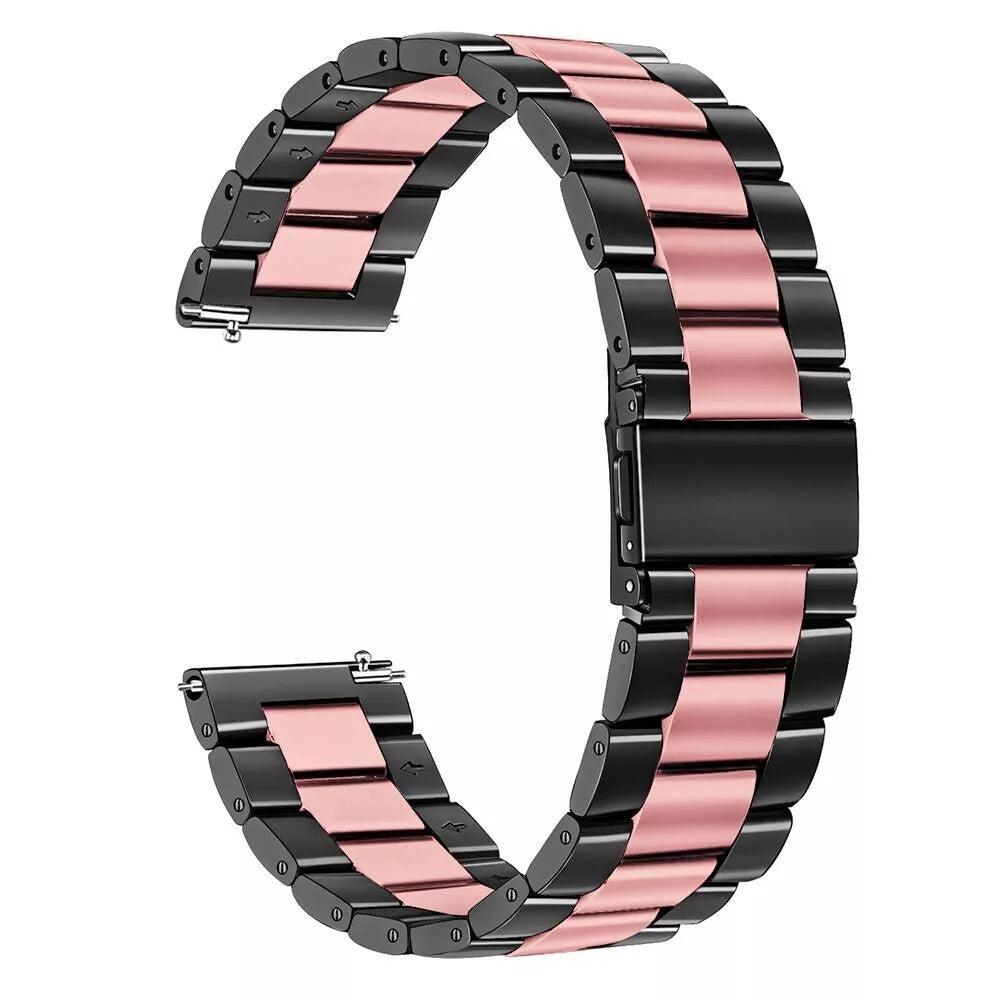 Coros Pace 3 Steel Strap (Black/Pink)
