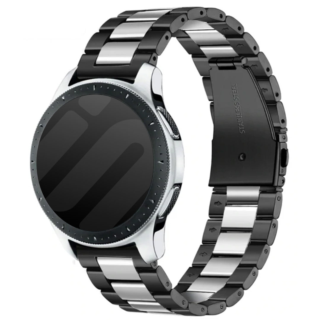 Amazfit Active 2 Steel Strap (Black/Silver)
