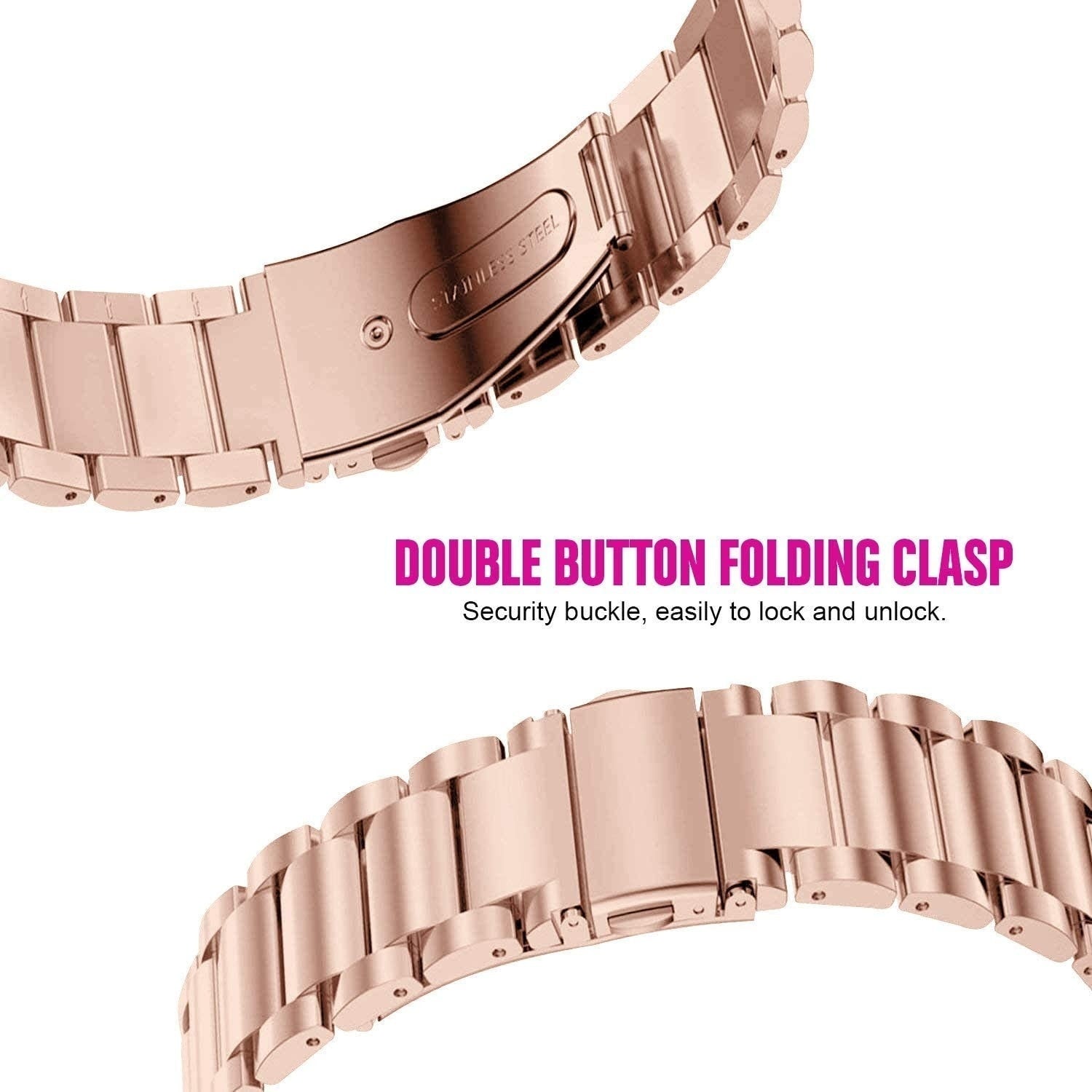 OnePlus Watch 3 - 43mm Steel Strap (Rose Gold)
