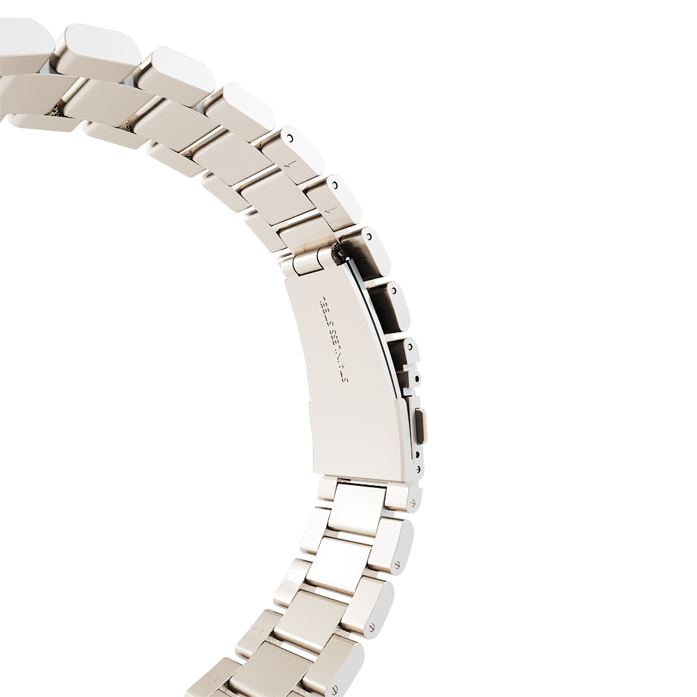 Garmin Forerunner 265s Steel Strap (Starlight)