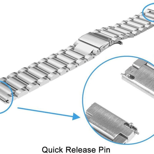 Amazfit Bip U (Pro) Steel Strap (Silver)