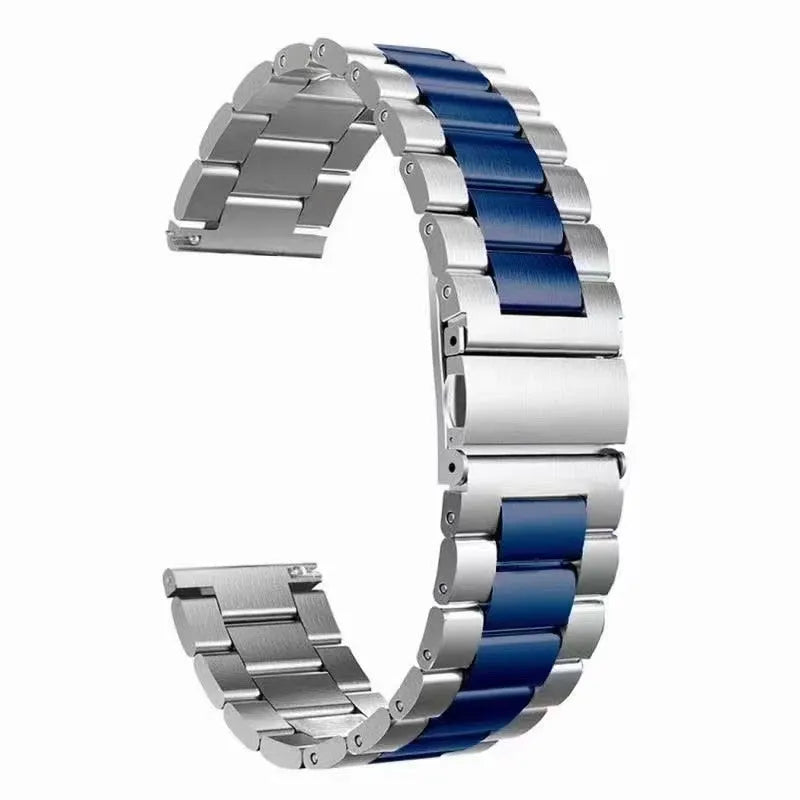 Polar Vantage V3 Steel Strap (Silver/Blue)