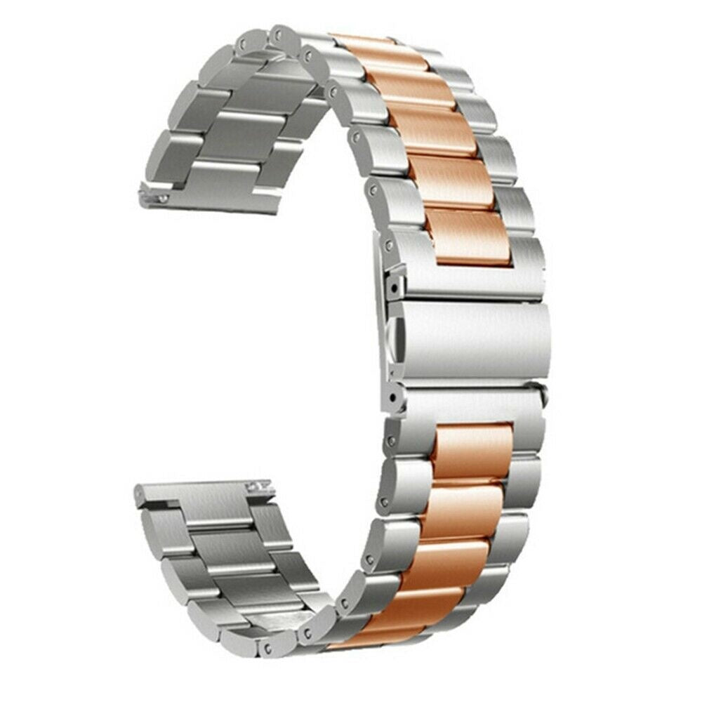 Garmin Vivoactive 3 Steel Strap (Silver/Rose Gold)