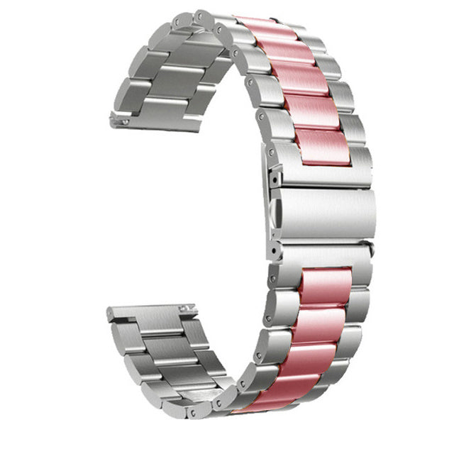 Garmin Vivoactive 3 Steel Strap (Silver/Pink)
