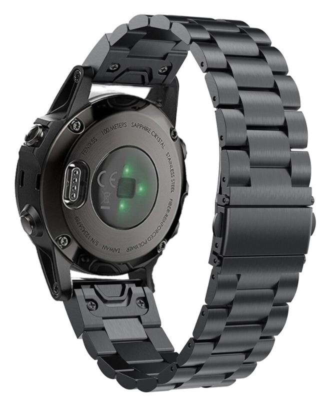 Garmin Approach S70 - 42mm Steel Strap (Black)